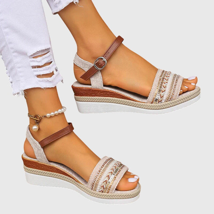 Joselyn | Women's Cushioned Orthopedic Sandals with Adjustable Ankle Straps