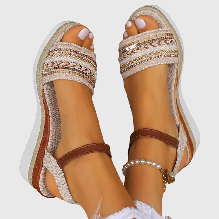 Joselyn | Women's Cushioned Orthopedic Sandals with Adjustable Ankle Straps