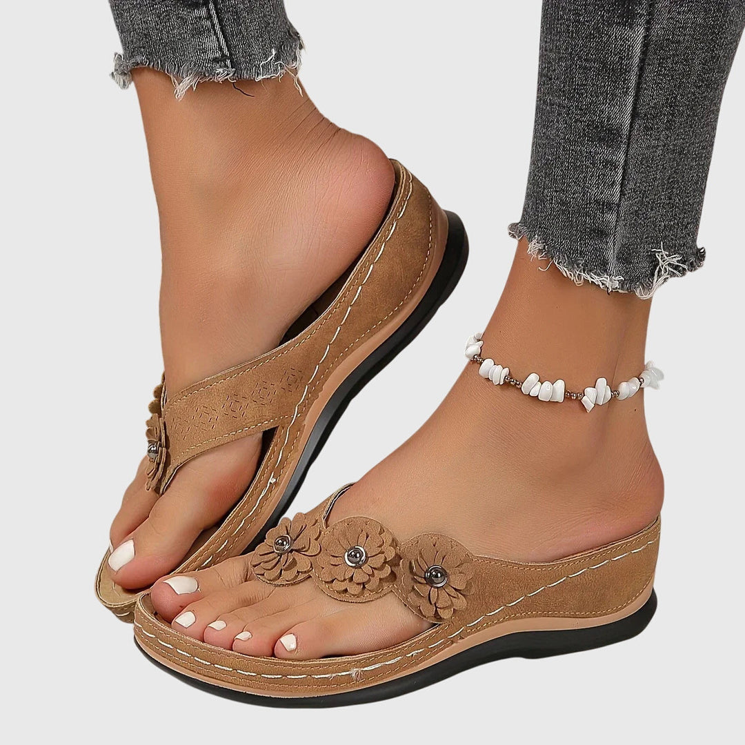 Alexis | Women's Orthopedic Arch-Support Flip Flops with Shock Absorption