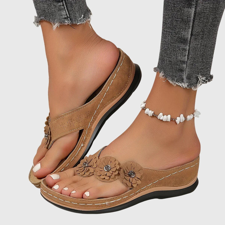 Alexis | Women's Orthopedic Arch-Support Flip Flops with Shock Absorption