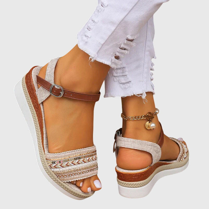 Joselyn | Women's Cushioned Orthopedic Sandals with Adjustable Ankle Straps