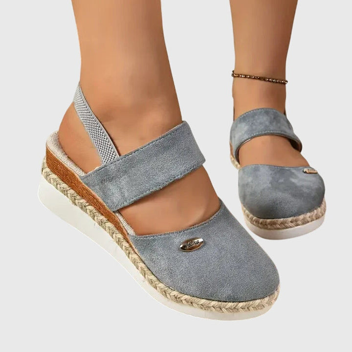 Harriet | Women's Cushioned Orthopedic Sandals with Wide Heel Base