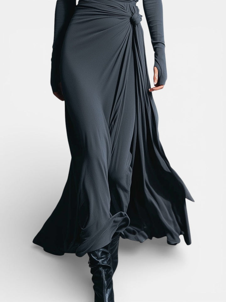 NAIARA ❘ MAXI DRESS WITH SIDE KNOT