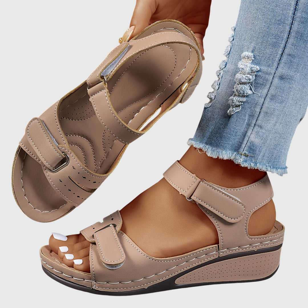 Crystal | Women's Orthopedic Sandals with Stretch Fit and Non-Slip Sole
