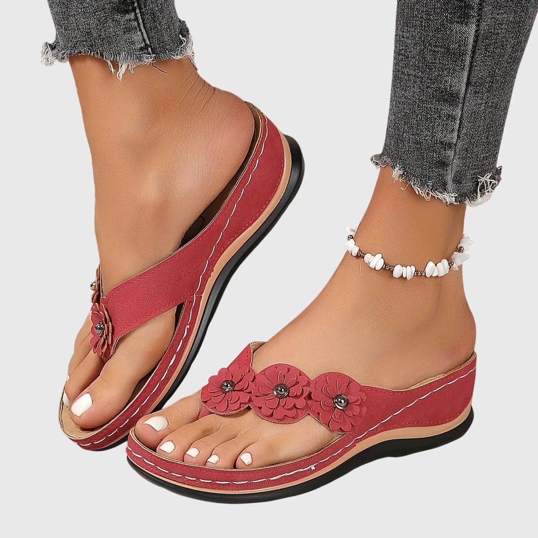Alexis | Women's Orthopedic Arch-Support Flip Flops with Shock Absorption