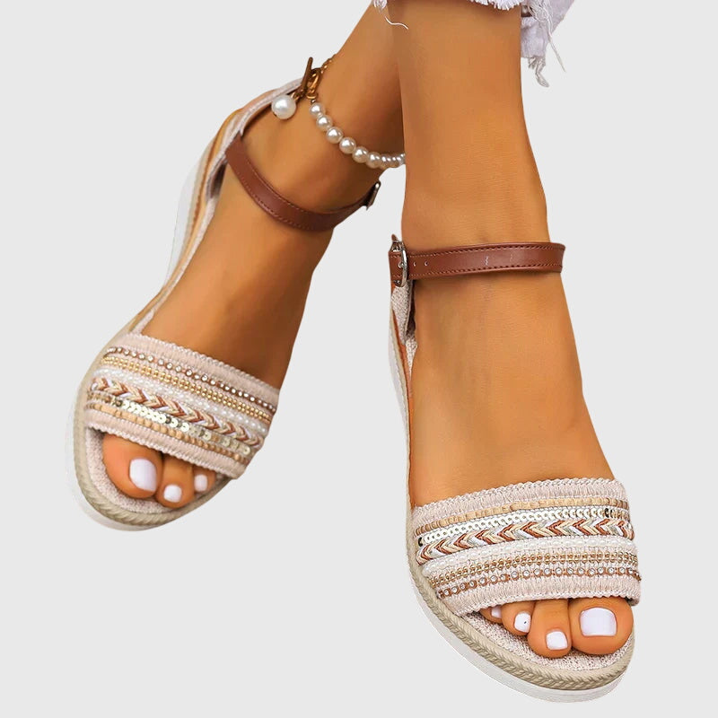 Joselyn | Women's Cushioned Orthopedic Sandals with Adjustable Ankle Straps