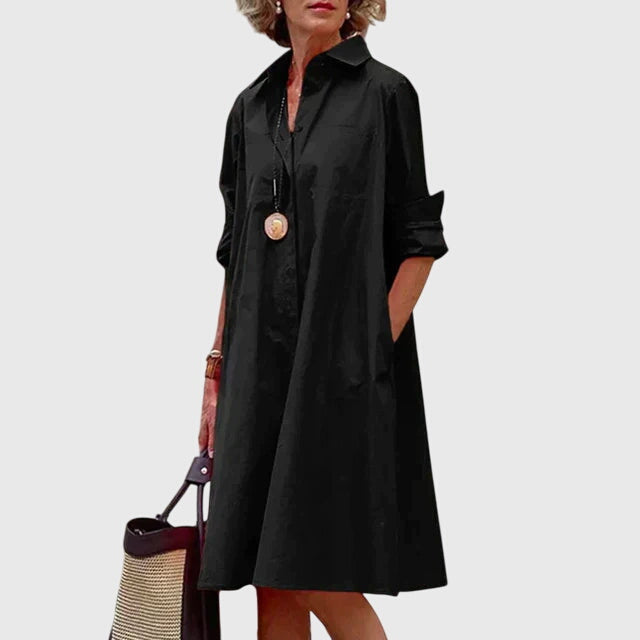 Paige | Women's Relaxed-Fit Flowing Casual Dress With Pockets