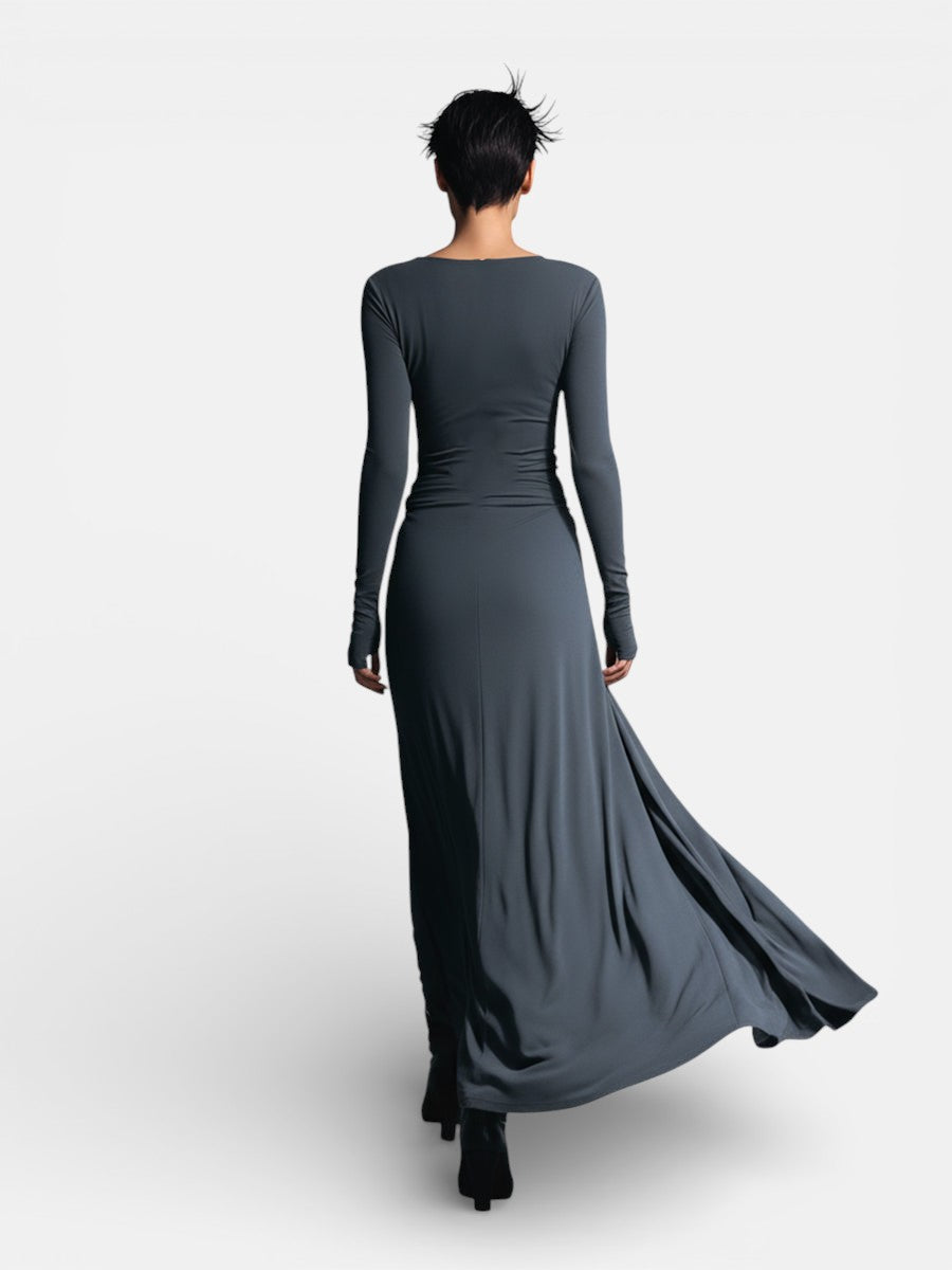 NAIARA ❘ MAXI DRESS WITH SIDE KNOT
