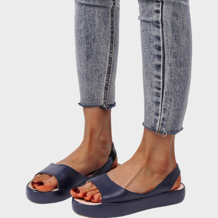 Caryzzaa | Women's Orthopedic Sandals with Padded Insole and Back Strap