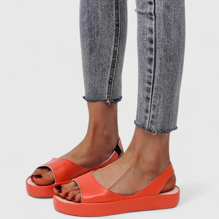 Emrynn | Women's Orthopedic Slip-On Sandals with Cushioned Insole and Back Strap
