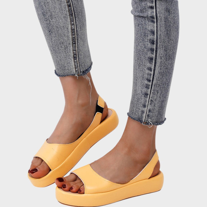 Caryzzaa | Women's Orthopedic Sandals with Padded Insole and Back Strap