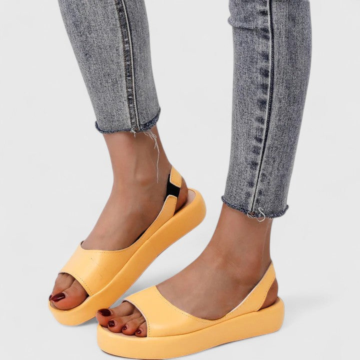 Emrynn | Women's Orthopedic Slip-On Sandals with Cushioned Insole and Back Strap