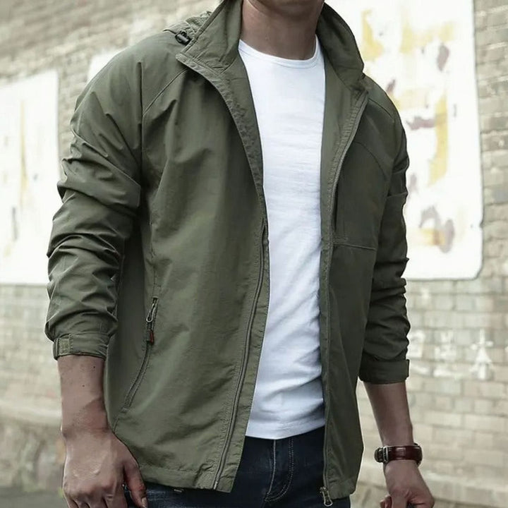 Elijah | Men's Casual Zip-Up Urban Street Jacket Long Sleeve