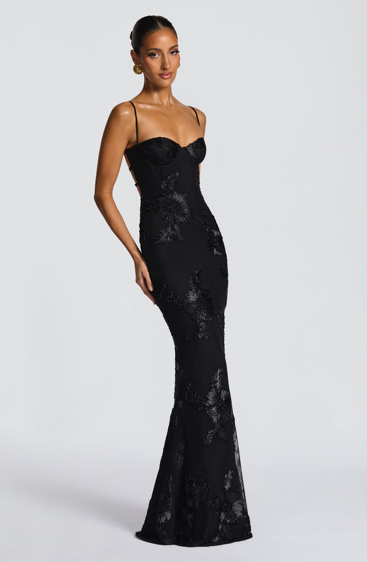 Nefertiti Maxi Dress - Black