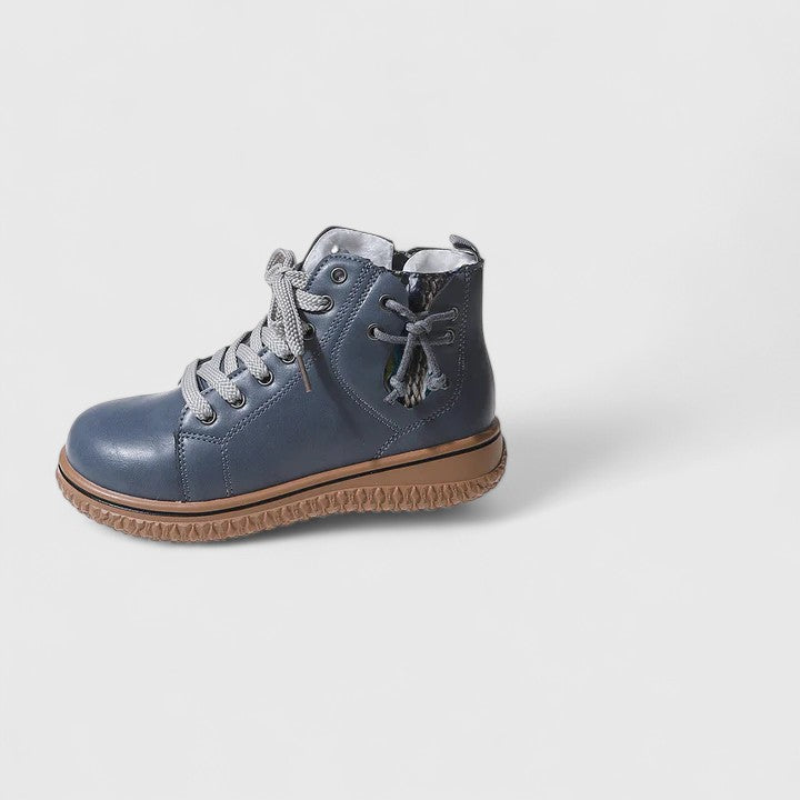 Nyrah | Women's Lace-Up Orthopedic Boots with Non-Slip Sole and Lined Interior