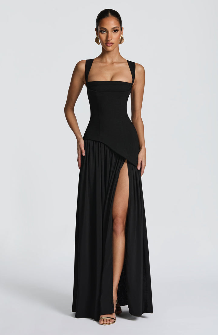 Tullulah Maxi Dress - Black