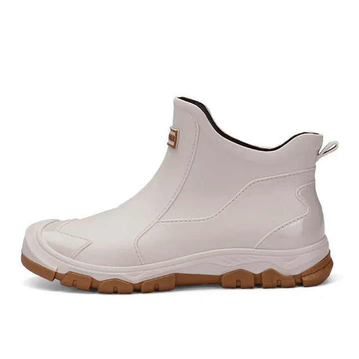 Lucas | Women's Waterproof Slip-On Chelsea Rain Ankle Boots, Treaded Sole