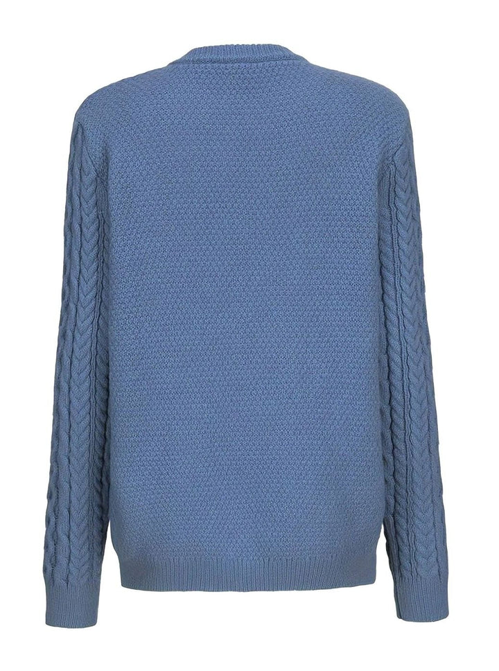 Victoria | Women's Cable-Knit Button-Front Relaxed Cardigan Sweater