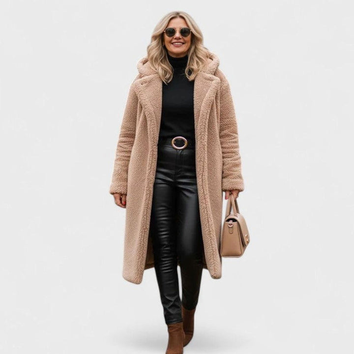 Camila | Women's Elegant Oversized Teddy Faux Fur Long Winter Coat