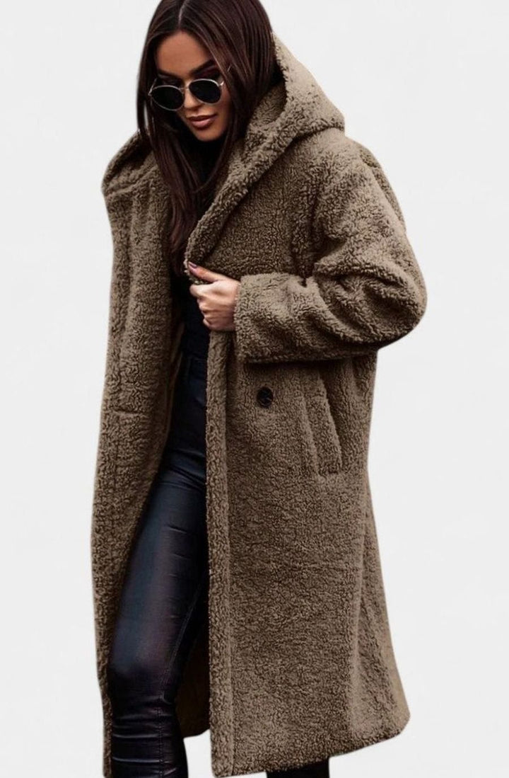 Camila | Women's Elegant Oversized Teddy Faux Fur Long Winter Coat