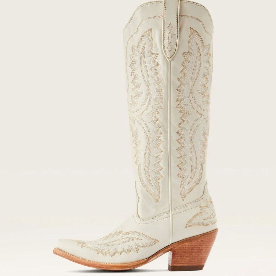Camila | Women's Embroidered Pointed-Toe Cuban Heel Tall Cowboy Boots