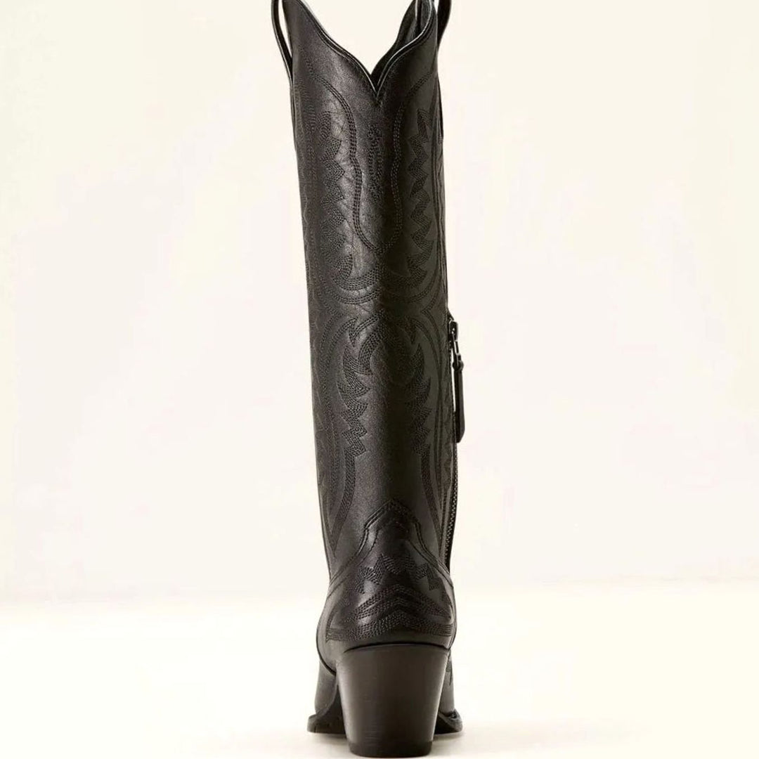 Camila | Women's Embroidered Pointed-Toe Cuban Heel Tall Cowboy Boots