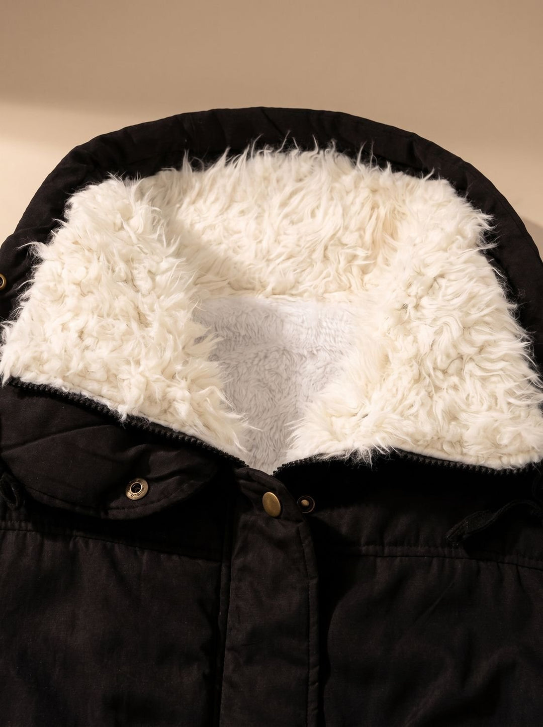 Mia | Women's Faux-Fur Collar Drawstring Waist Winter Parka Coat