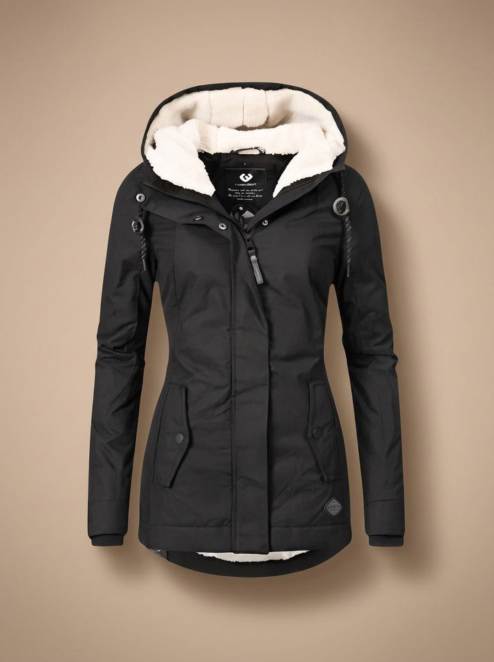 Madison | Women's Fleece-Lined Waterproof Hooded Zip-Up Jacket