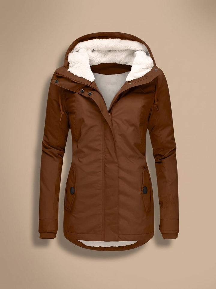 Madison | Women's Fleece-Lined Waterproof Hooded Zip-Up Jacket