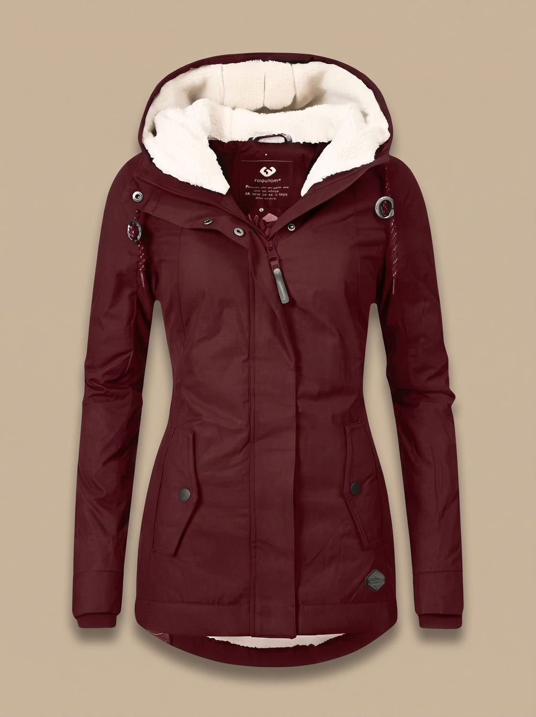 Madison | Women's Fleece-Lined Waterproof Hooded Zip-Up Jacket