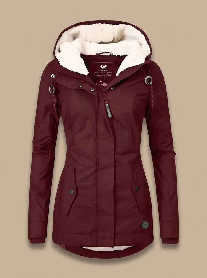 Madison | Women's Fleece-Lined Waterproof Hooded Zip-Up Jacket