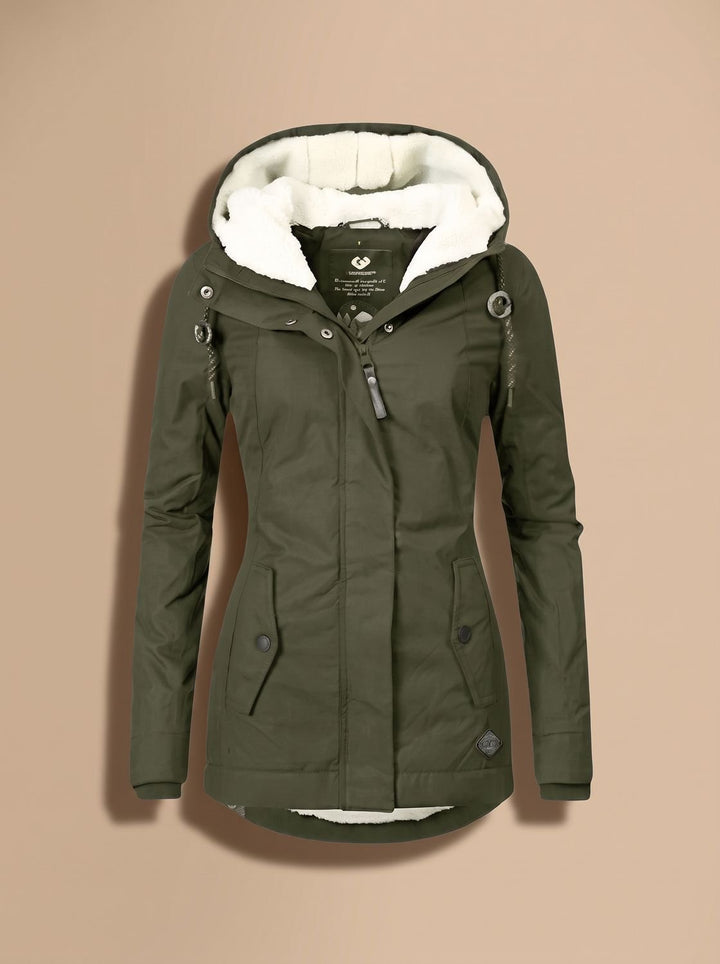 Madison | Women's Fleece-Lined Waterproof Hooded Zip-Up Jacket