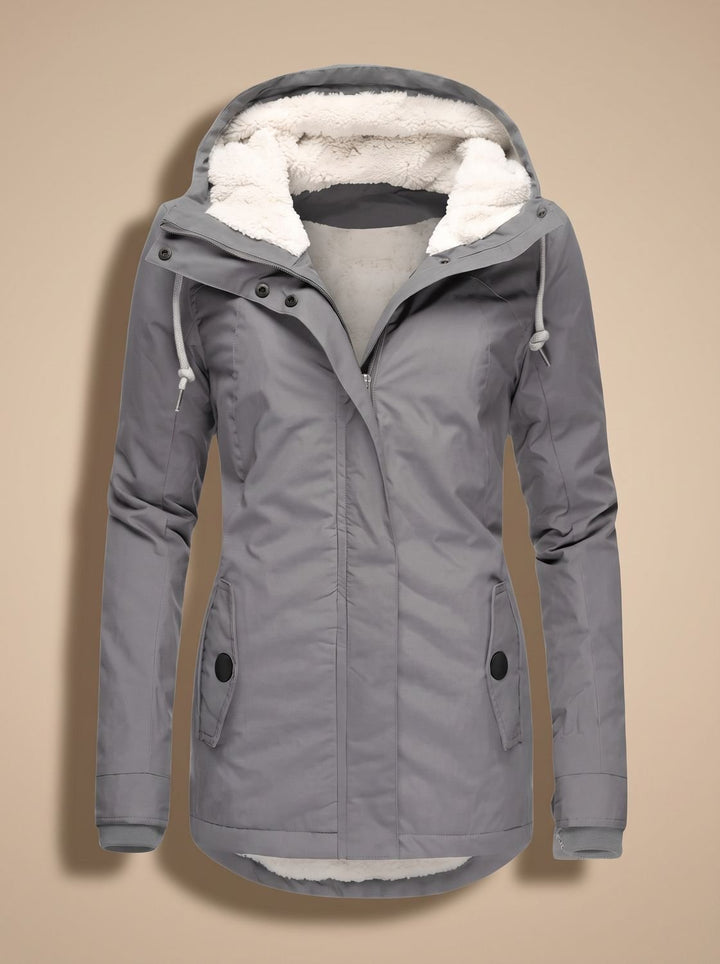 Madison | Women's Fleece-Lined Waterproof Hooded Zip-Up Jacket