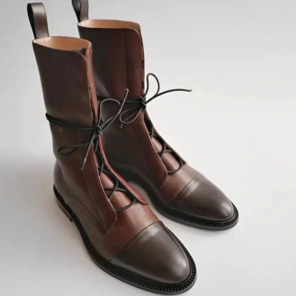 Madison | Women's Lace-Up Mid-Calf Fashion Ankle Boots