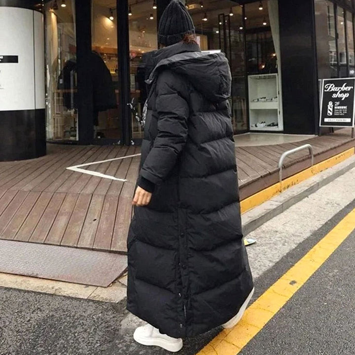 Isabella | Women's Maxi-Length Hooded Long Puffer Coat