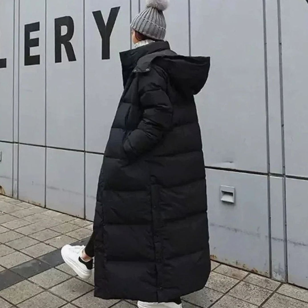Isabella | Women's Maxi-Length Hooded Long Puffer Coat