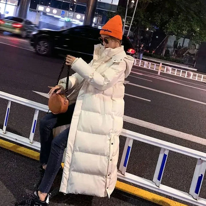 Isabella | Women's Maxi-Length Hooded Long Puffer Coat