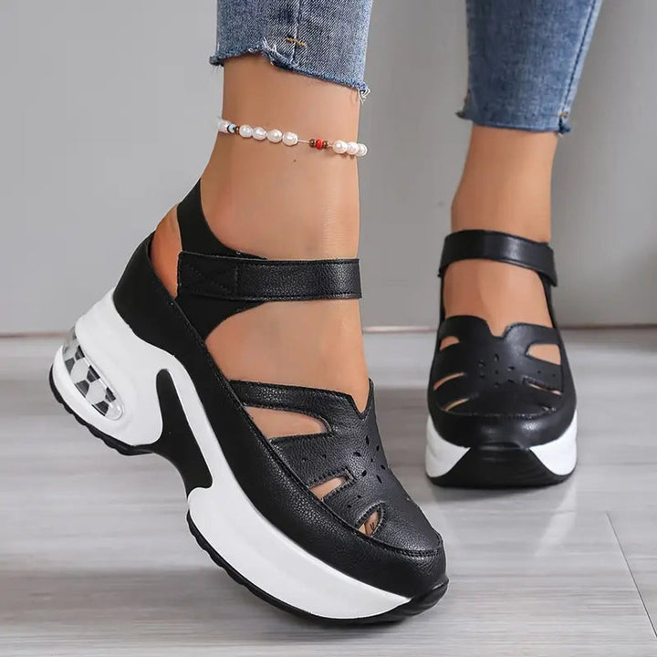 Penelope | Women's Orthopedic Cushioned Platform Closed-Toe Sandals