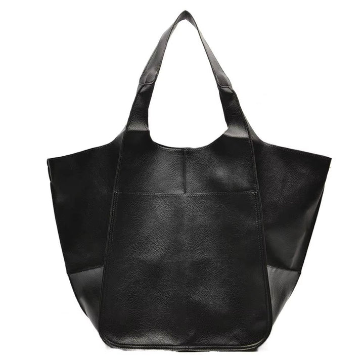 Harper | Women's Oversized Vegan Leather Magnetic Closure Tote Bag