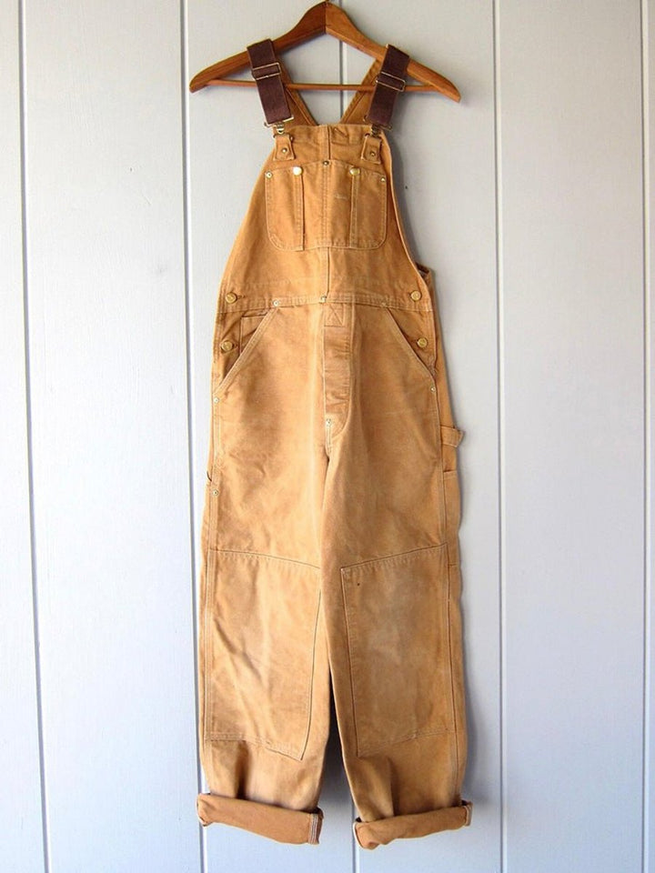 Evelyn | Women's Relaxed-Fit Adjustable-Strap Cotton Bib Overall