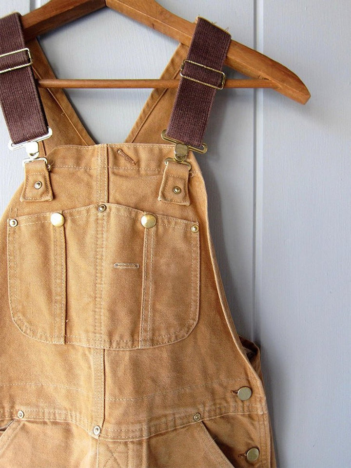Evelyn | Women's Relaxed-Fit Adjustable-Strap Cotton Bib Overall