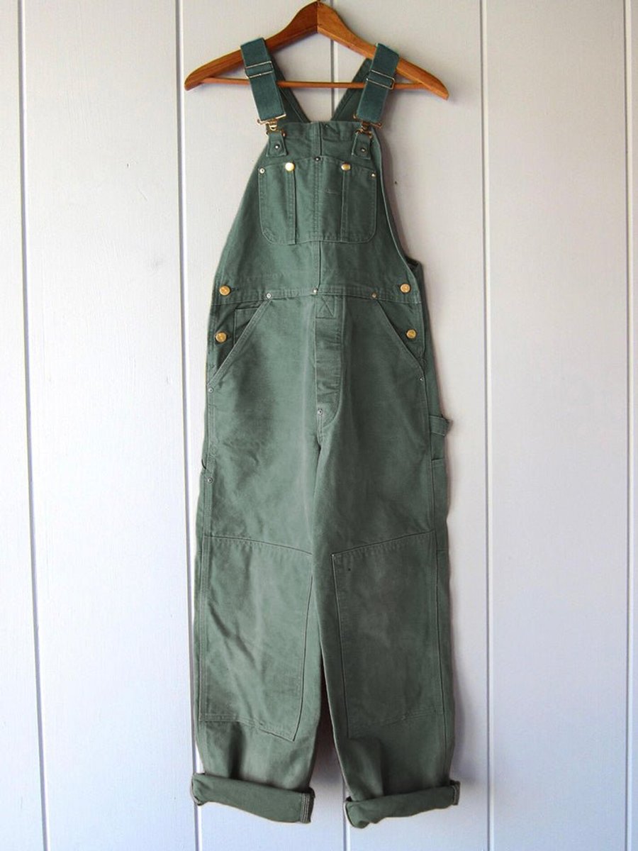 Evelyn | Women's Relaxed-Fit Adjustable-Strap Cotton Bib Overall