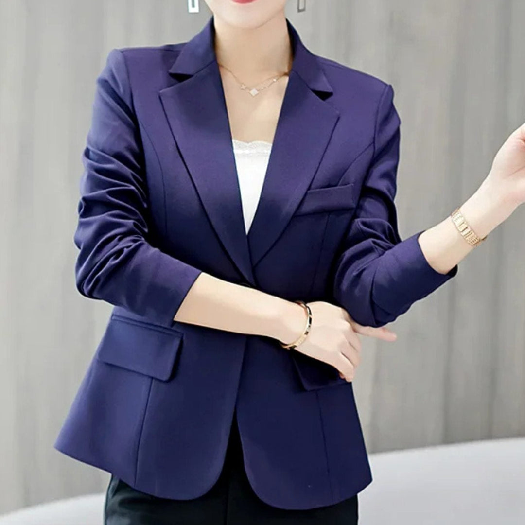 Charlotte | Women's Tailored Slim-Fit One-Button Office Blazer