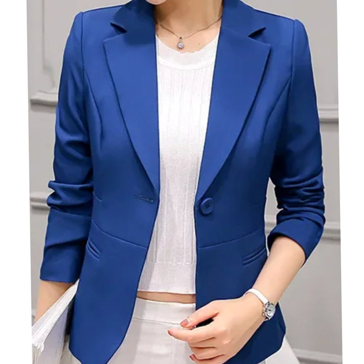 Charlotte | Women's Tailored Slim-Fit One-Button Office Blazer