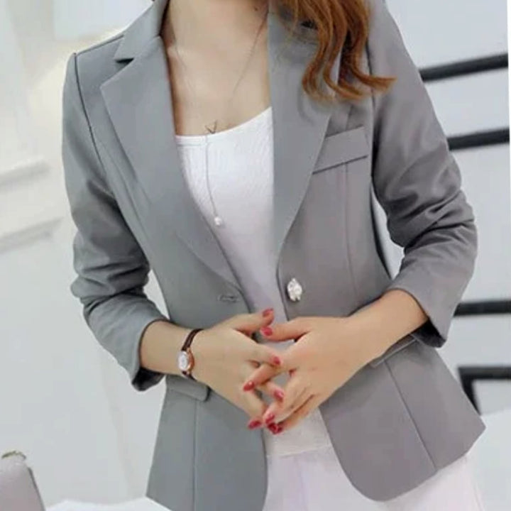 Charlotte | Women's Tailored Slim-Fit One-Button Office Blazer