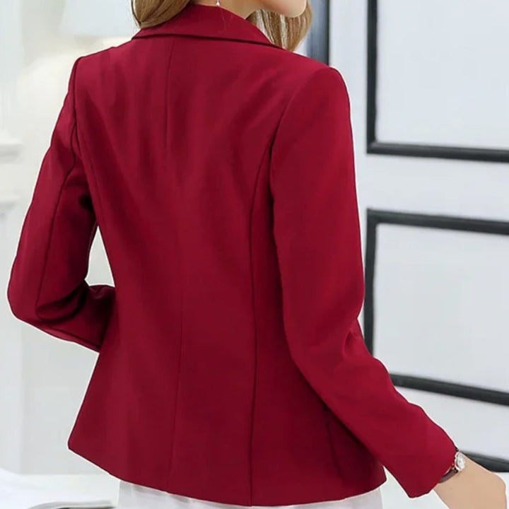 Charlotte | Women's Tailored Slim-Fit One-Button Office Blazer