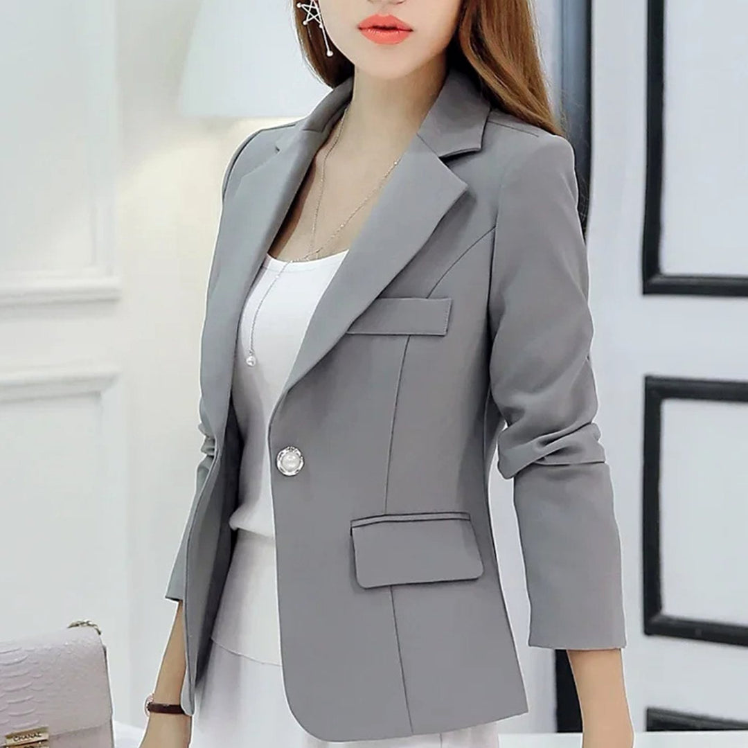 Charlotte | Women's Tailored Slim-Fit One-Button Office Blazer