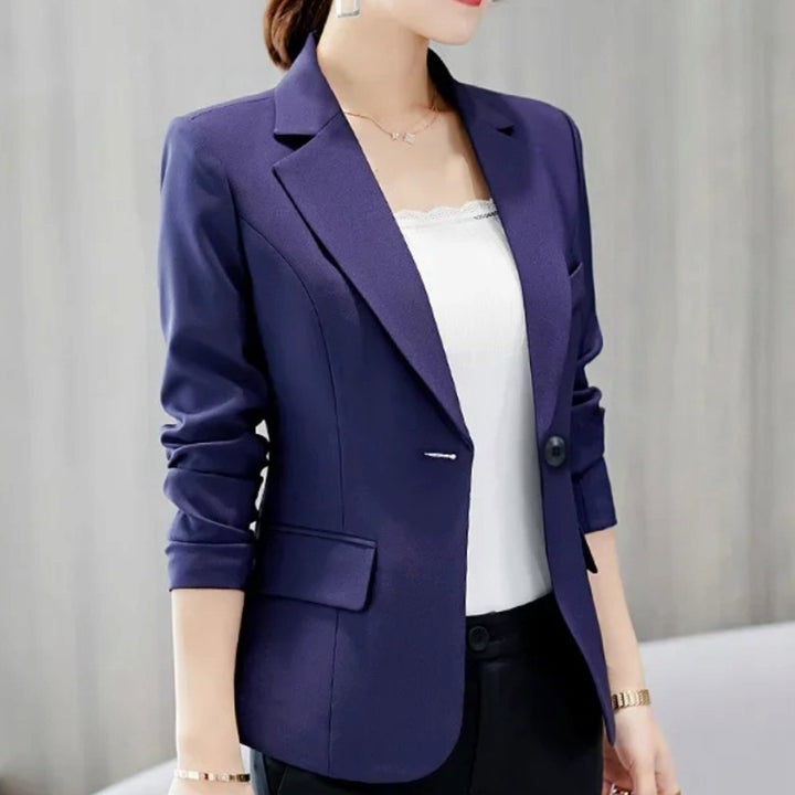 Charlotte | Women's Tailored Slim-Fit One-Button Office Blazer