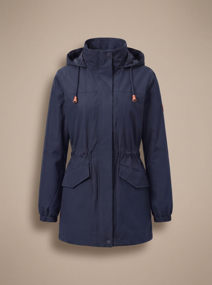 Sophia | Women's Water-Resistant Hooded Drawstring Parka Coat