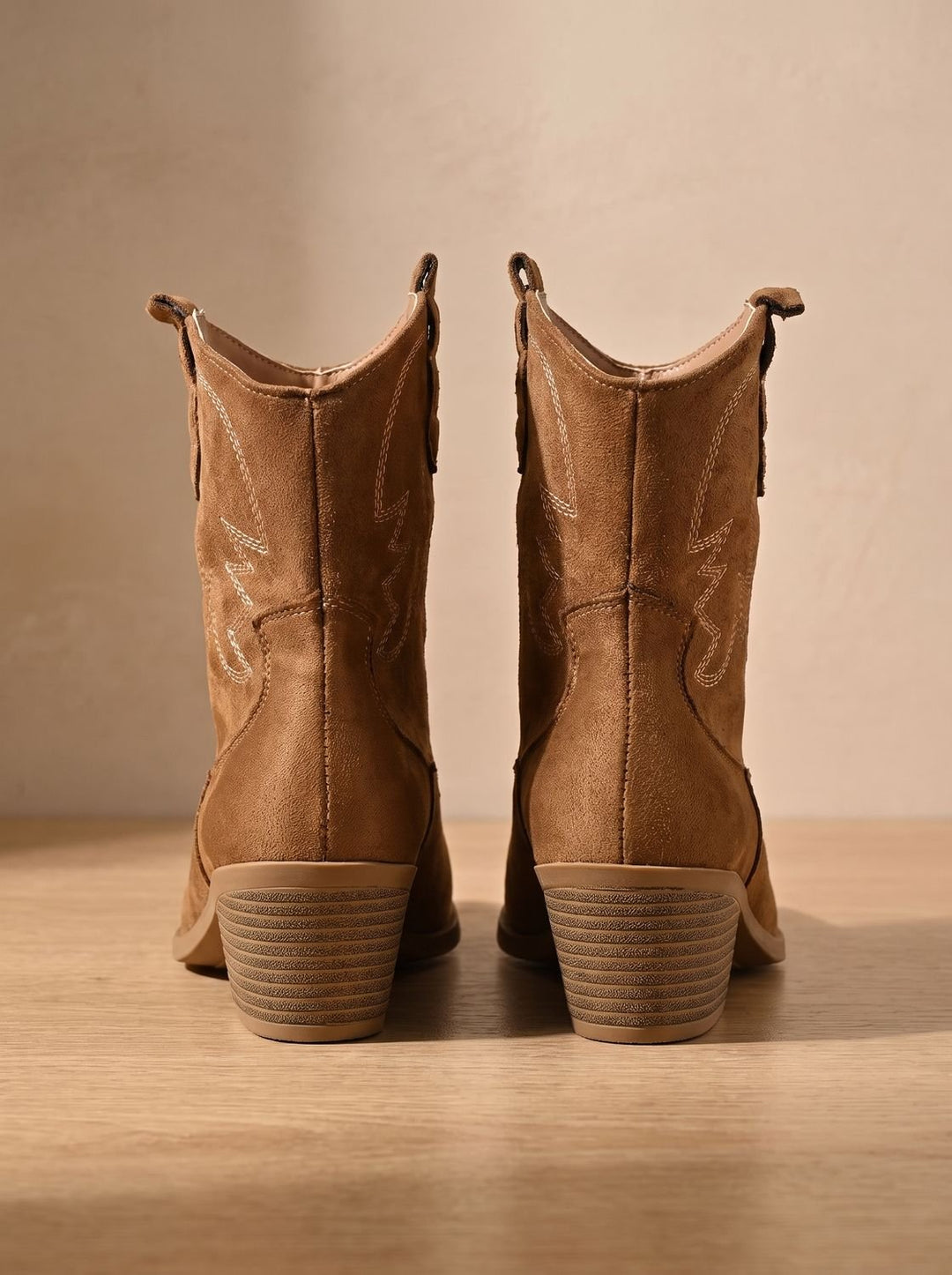 Scarlett | Women's Wide-Calf Embroidered Slip-On Western Cowboy Boots